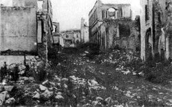 Das gebrandschatzte Armenierviertel