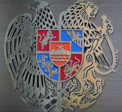 Wappen des Honorarkonsuls Günter Pilarsky